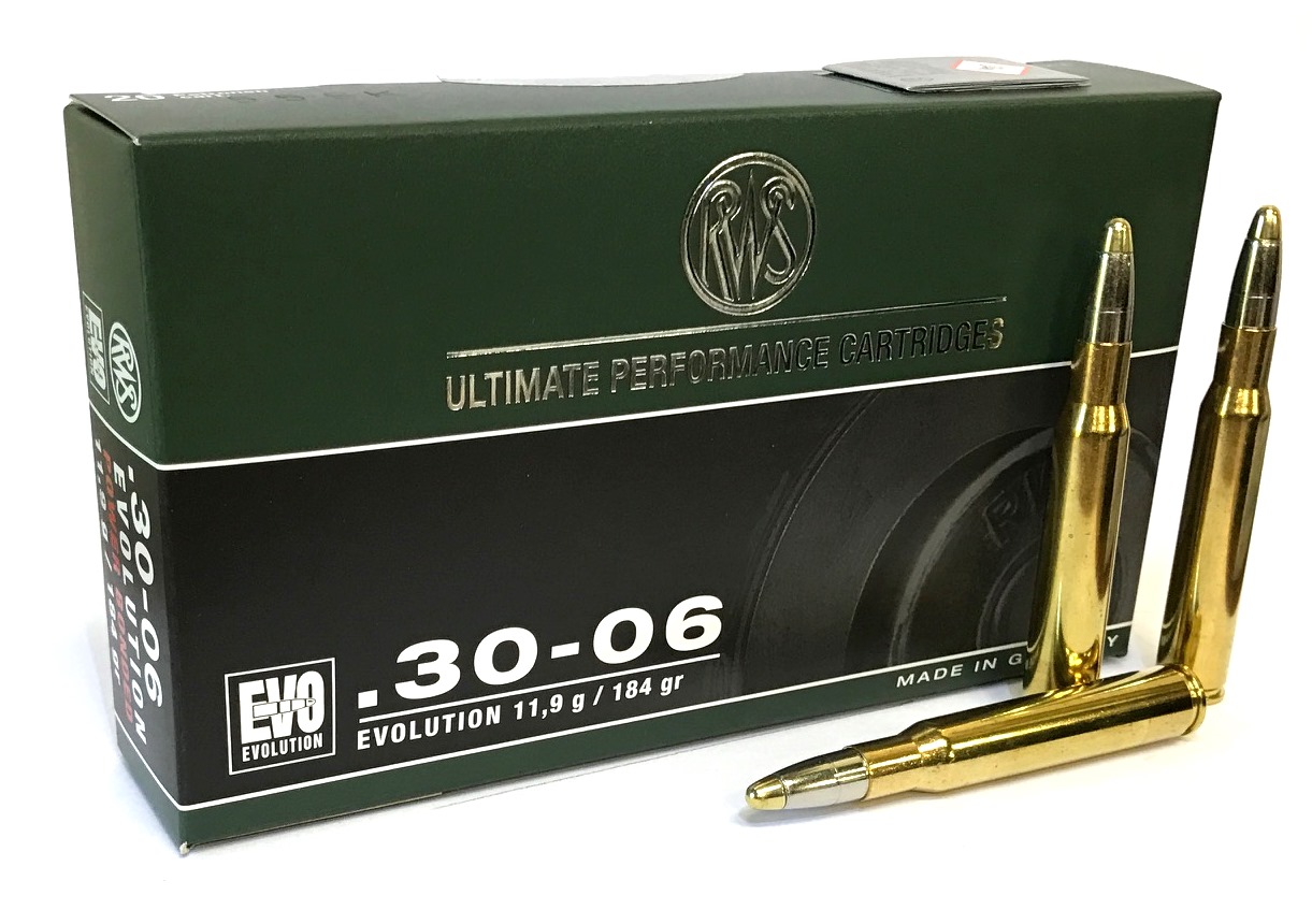 Rws 30 06 Springfield 184 Grain Evo Rws Ammunition New England Custom Gun Service Ltd