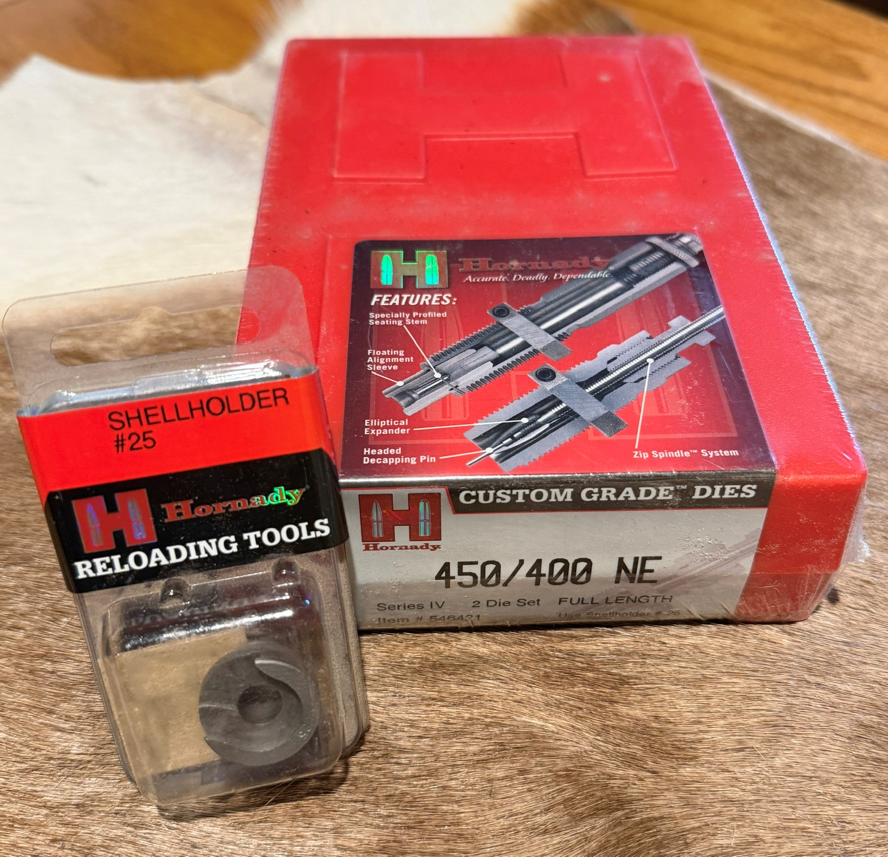Hornady .450/400 N.E. 3" Reloading Dies & Shell Holder